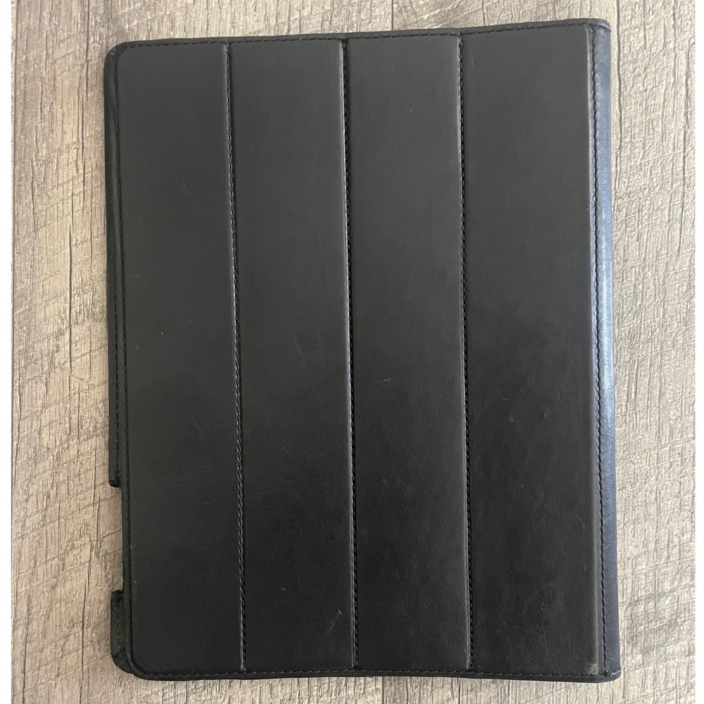 Sena Cases Black Genuine Leather Folio Tablet Stand Cover Case Professional‎